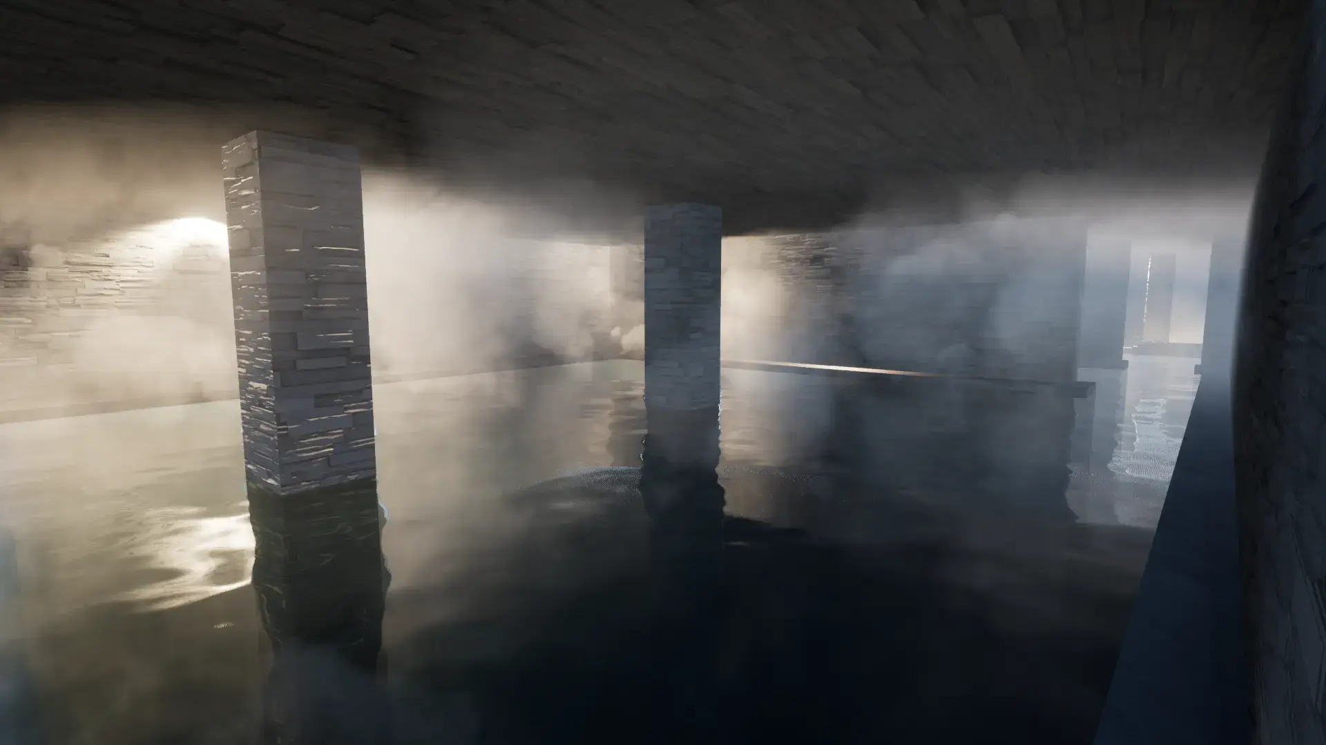Spa Bunker interior render