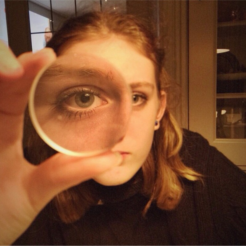 A picture of me trough a looking glass A picture of me trough a looking glass