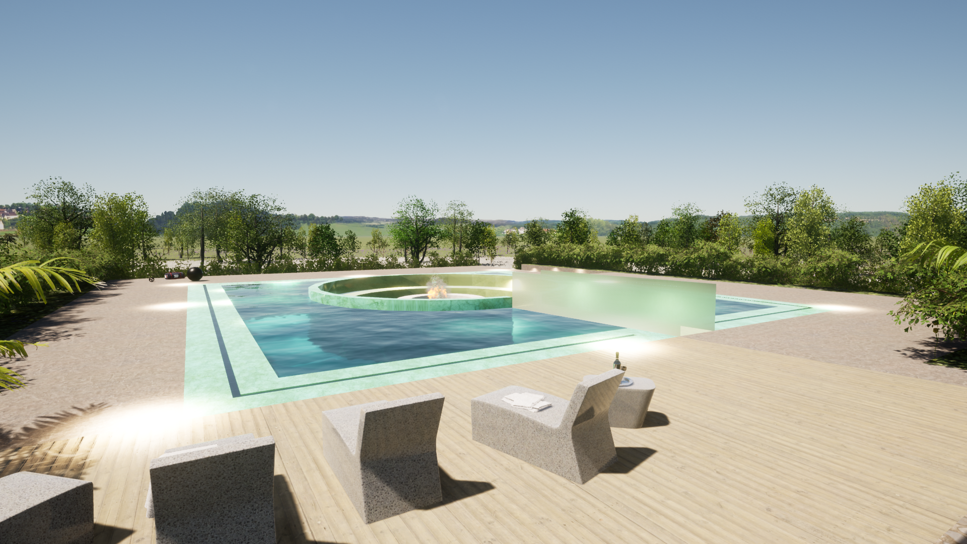 Luxury Villa Rear Elevation