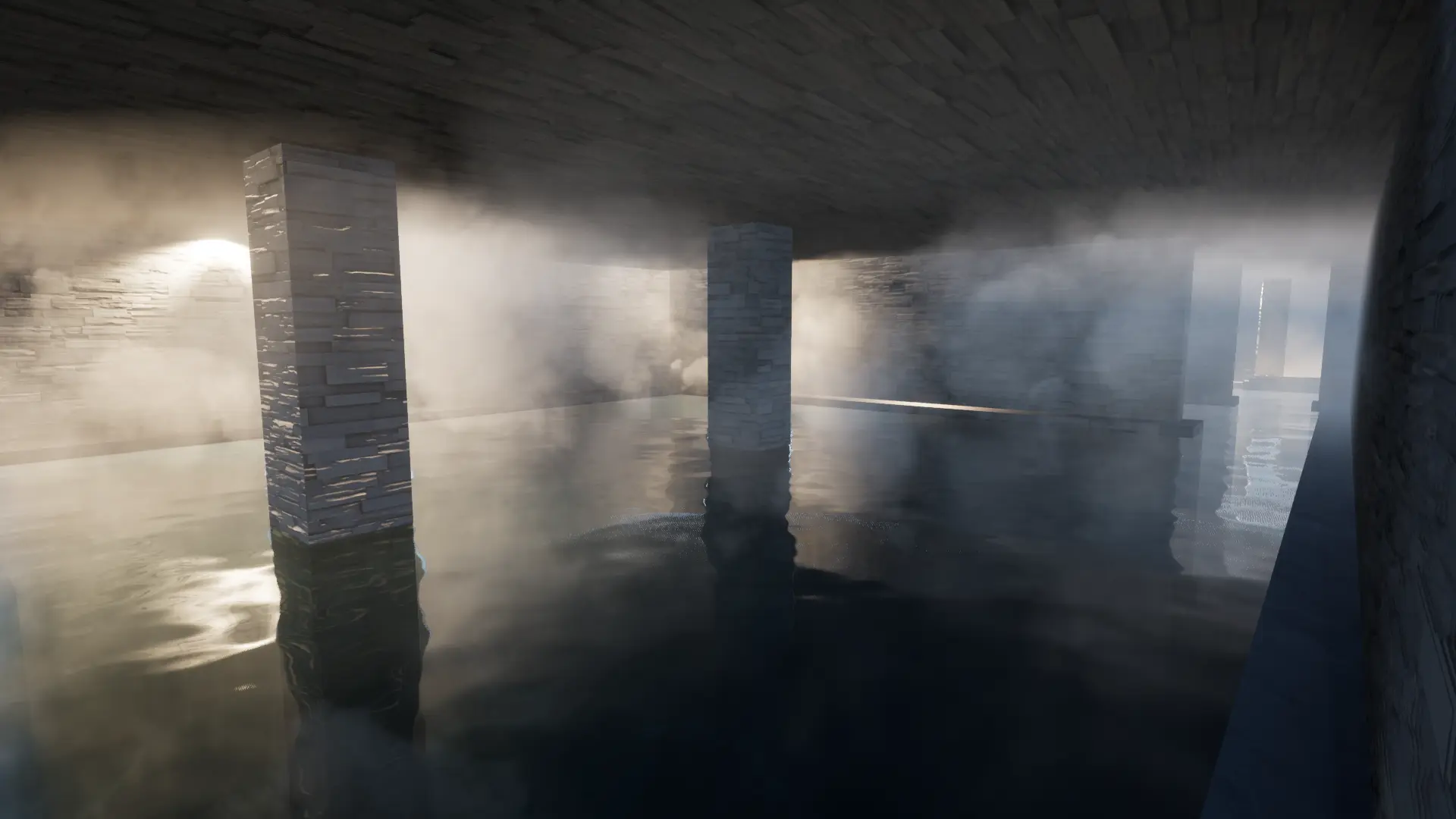 Spa Bunker Interior Render